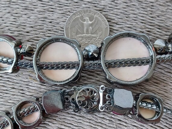 Extraordinary Raspberry-coloured Choker Necklace - image 7