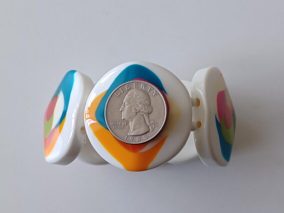 Gorgeous Elasticated Panel Bracelet - image 7