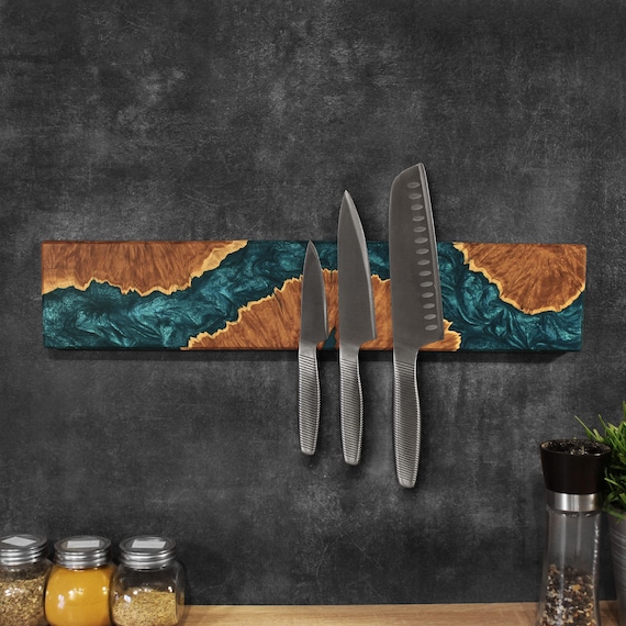 Porte-Couteaux Magnétique 33 Cm – Support Mural Aimanté En