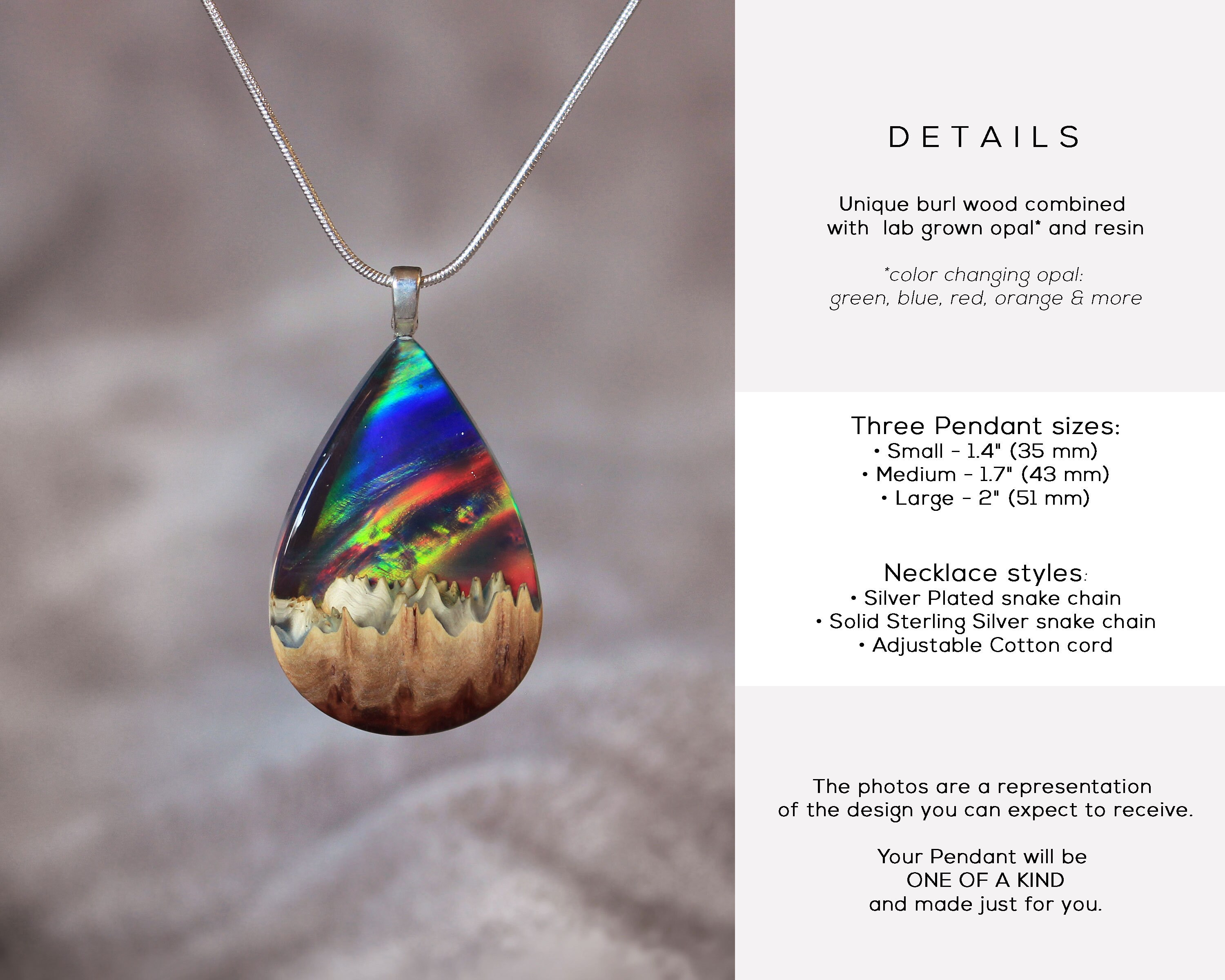 Resin & Shell Jewelry Necklace 5039-9 main image 0