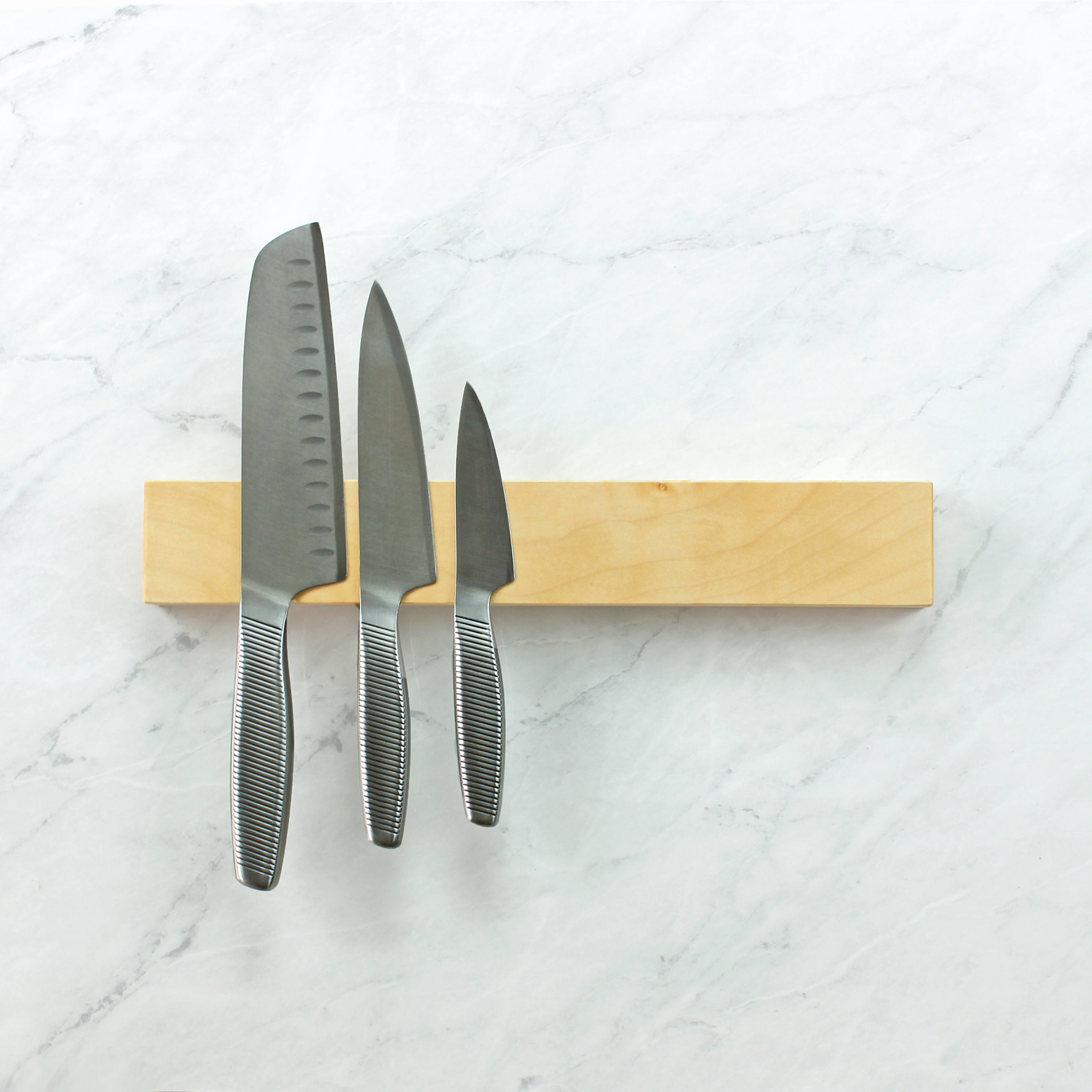 Wooden Knife Holder Wooden Wall Mounted Magnetic Knife Rack Etsy