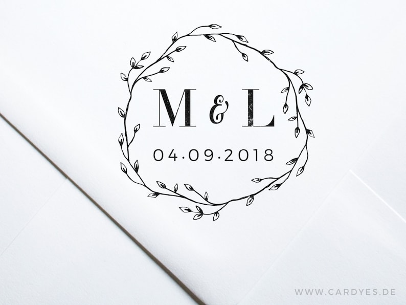 Wedding monogram design \u2022 Save the Date Design \u2022 Template