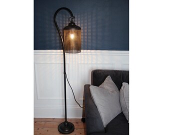 Industrial floor lamp | Etsy Industrial Style Metal Base Floor Lamp