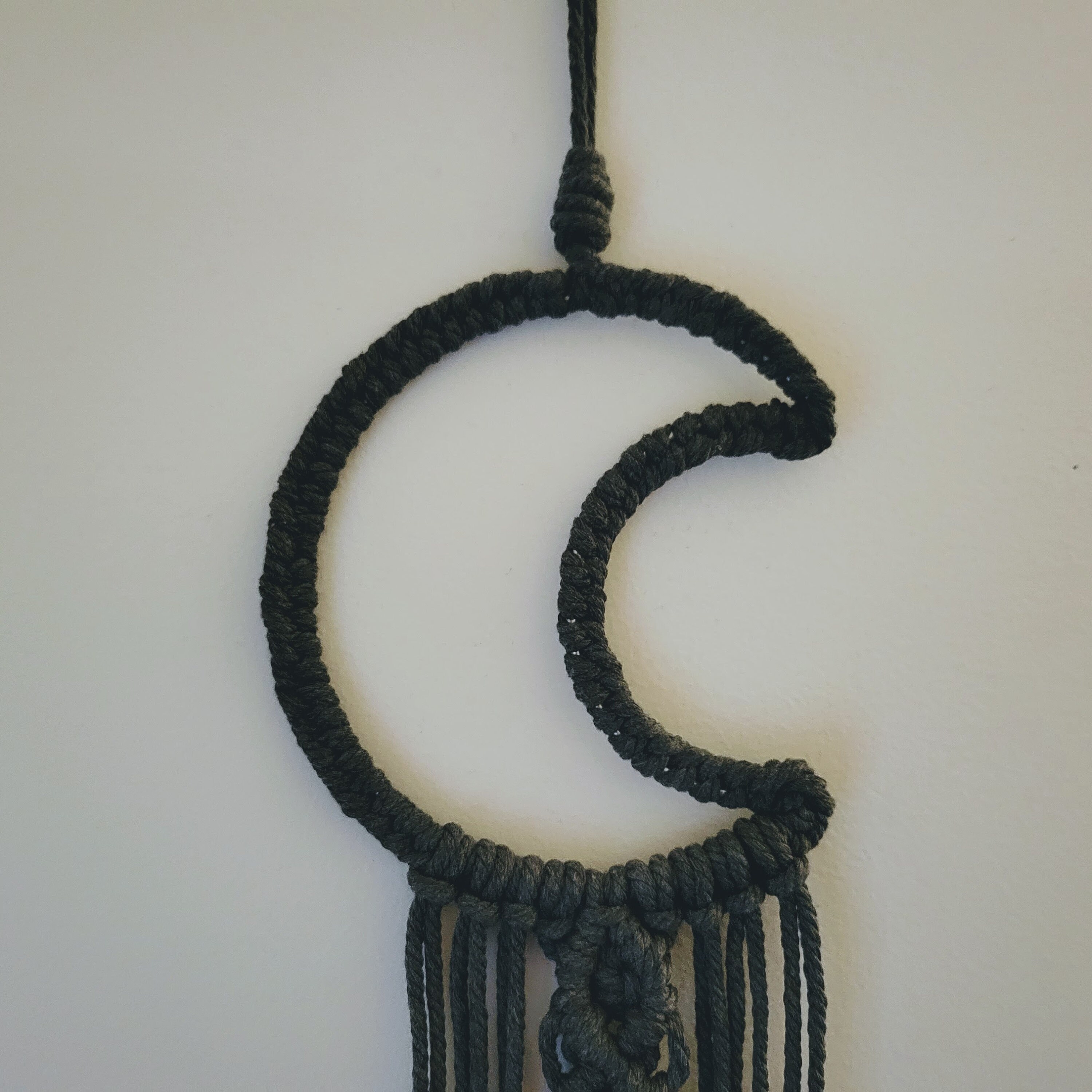 Macrame Moon and Star Wall Decor Set Boho Nursery Decor Etsy