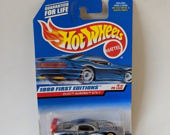 Vintage Hot Wheels 1999 First Editions Olds Aurora GTS-1 Collector's Series - 1990s - 1999 First Edition