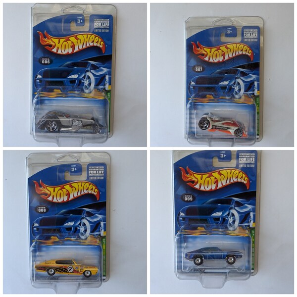 Hot Wheels Treasure Hunt 2001 - Corvette 1965 Rouge Décapotable #001 - Boîte Scellée