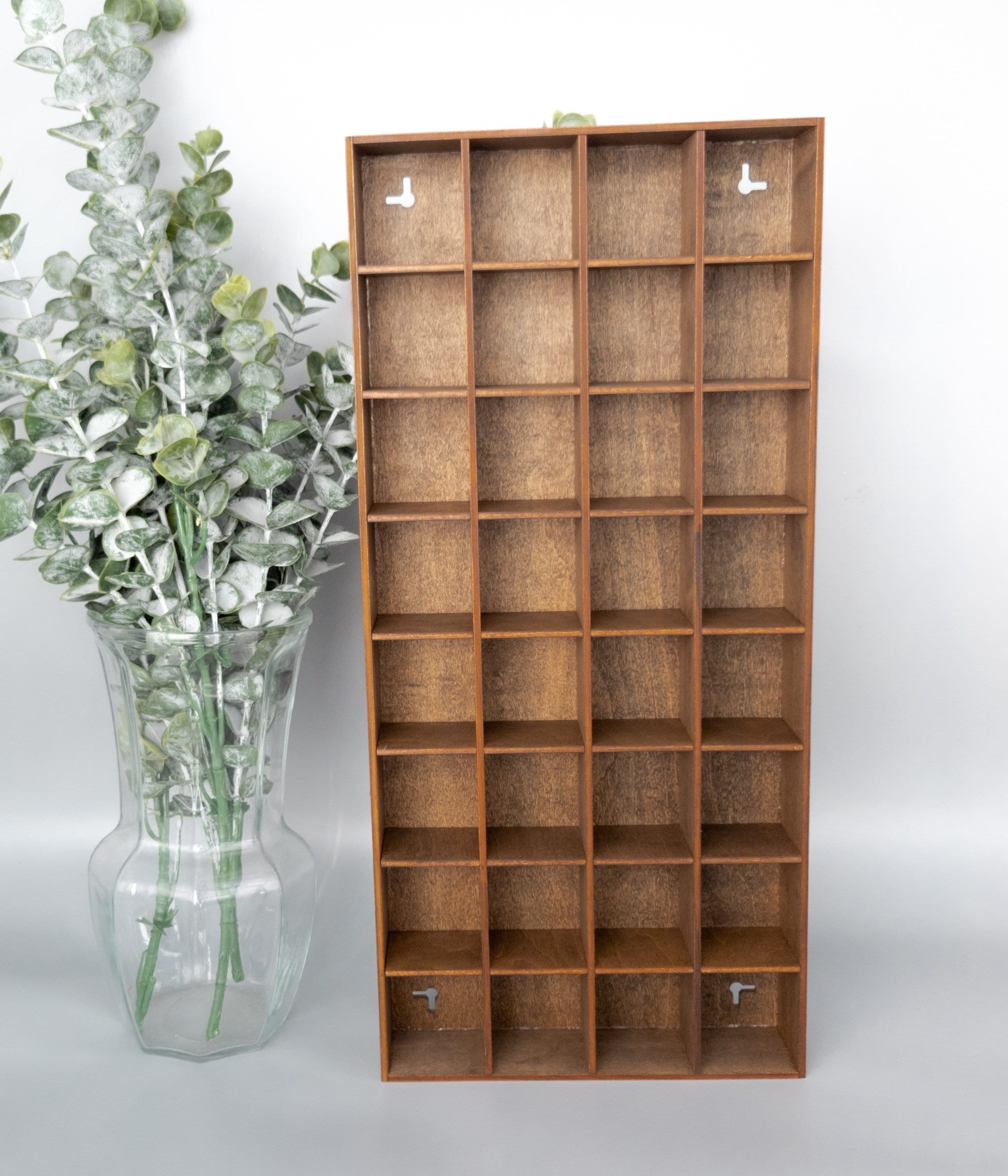 32 Compartment Wooden Display Shelf Trinket Shelf Curio - Etsy