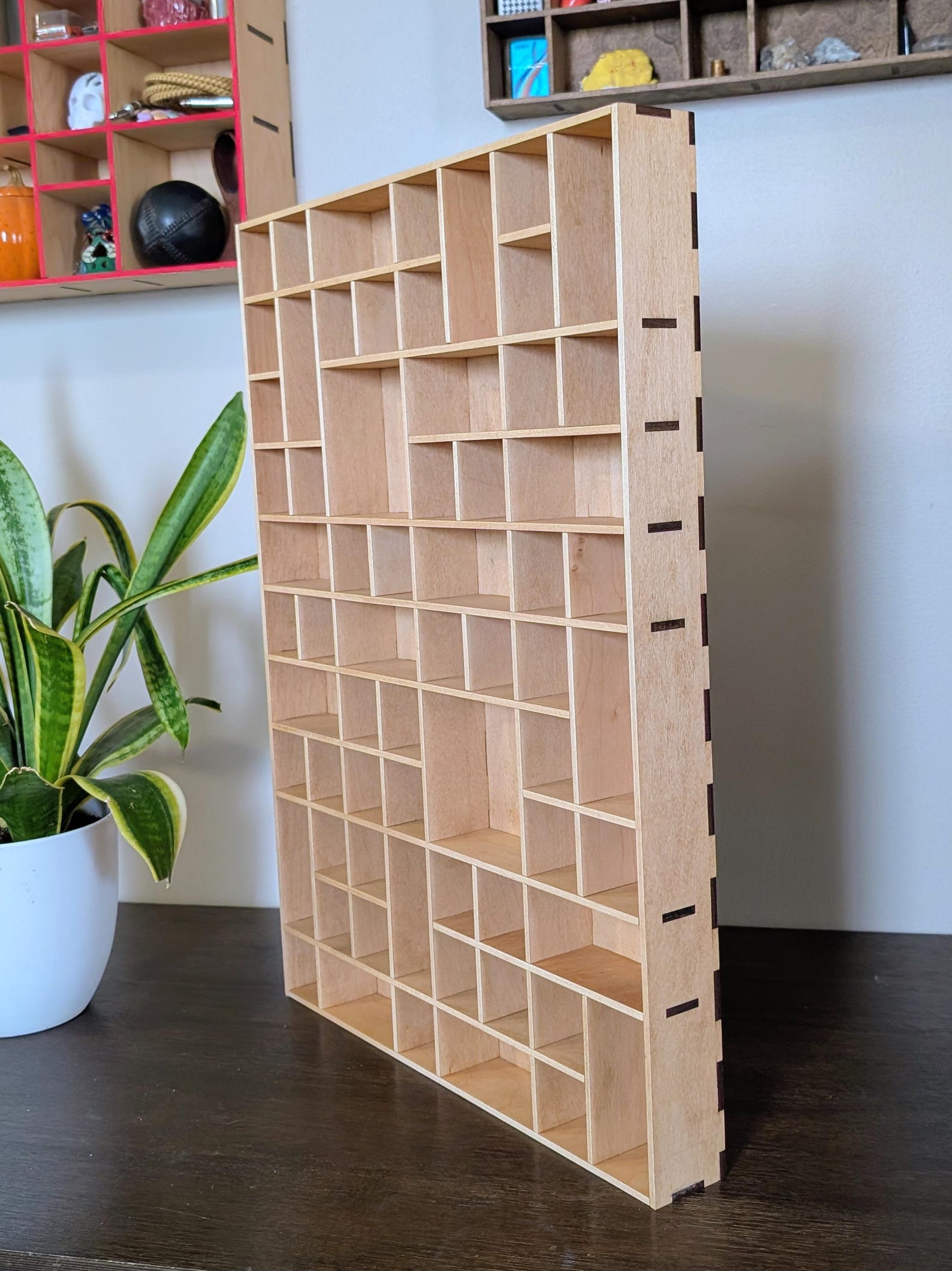 Shadow Box Wooden Display Shelf - Wall Cubby Shelf - Multiple