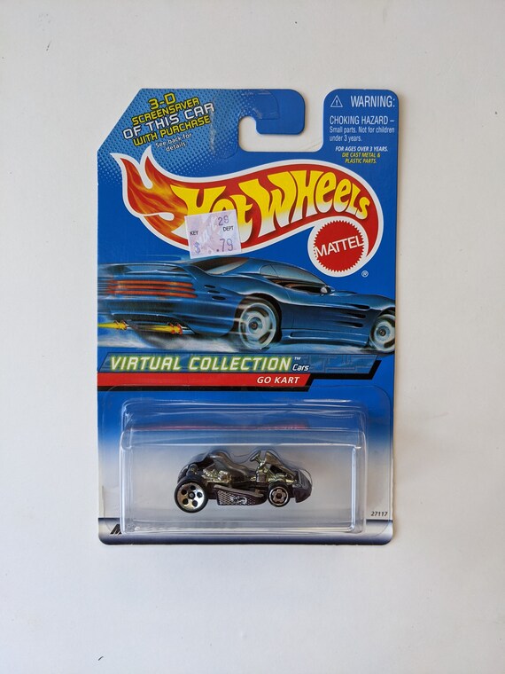 Vintage Hot Wheels Virtual Collection Series Go Kart Etsy