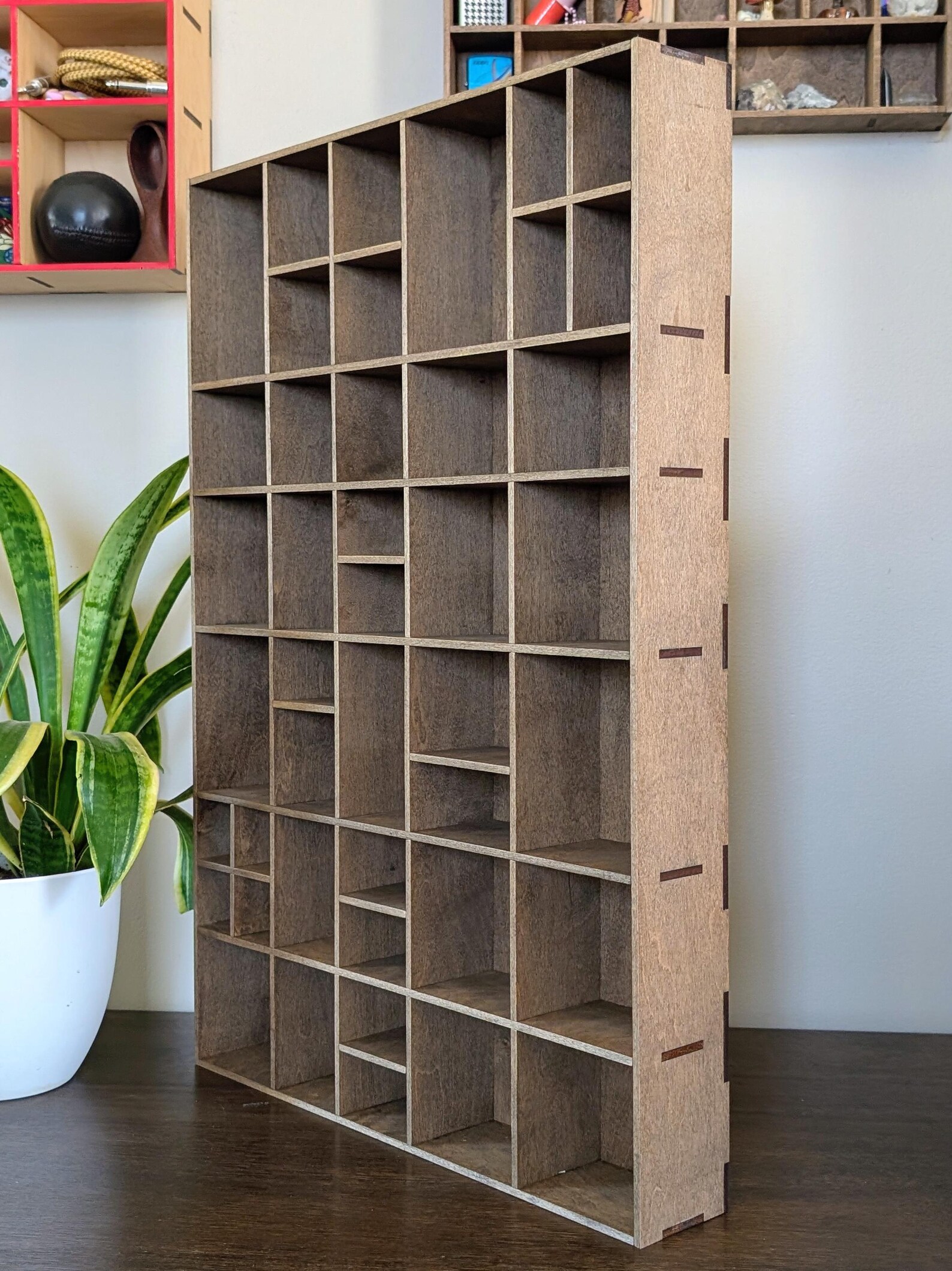 Shadow Box Wooden Display Shelf - Wall Cubby Shelf - Multiple