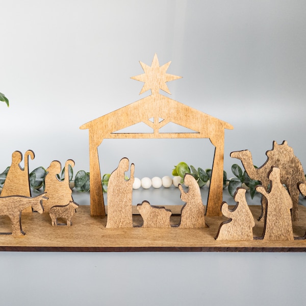 Minimalist Nativity Etsy