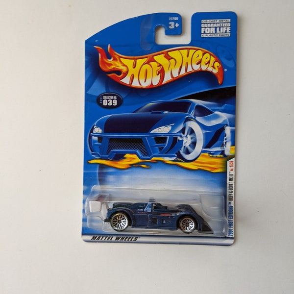 Vintage Hot Wheels 2001 First Editions Riley & Scott MK III Collector's Series - 2000s
