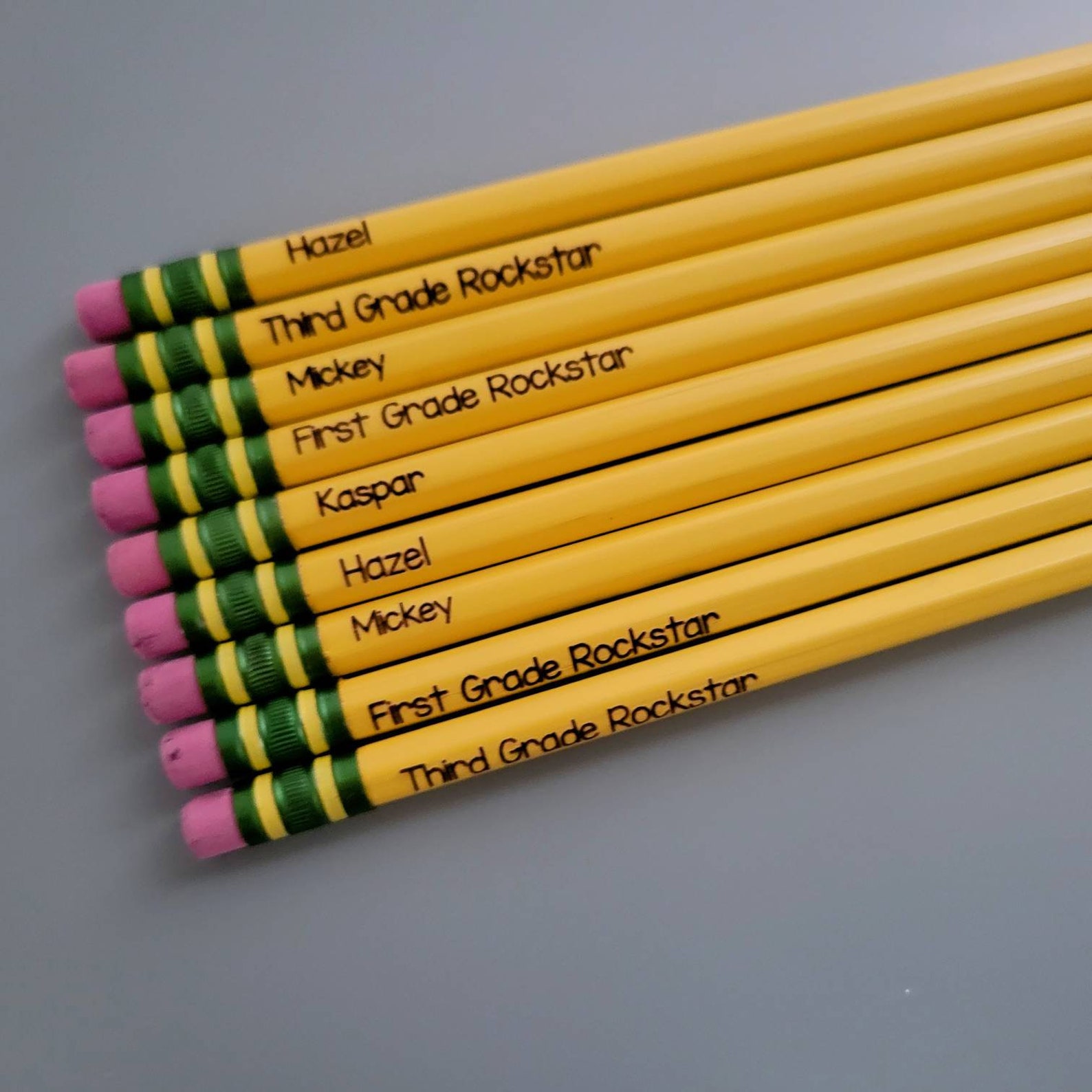 Personalized Pencils Back to School Name Pencils Etsy