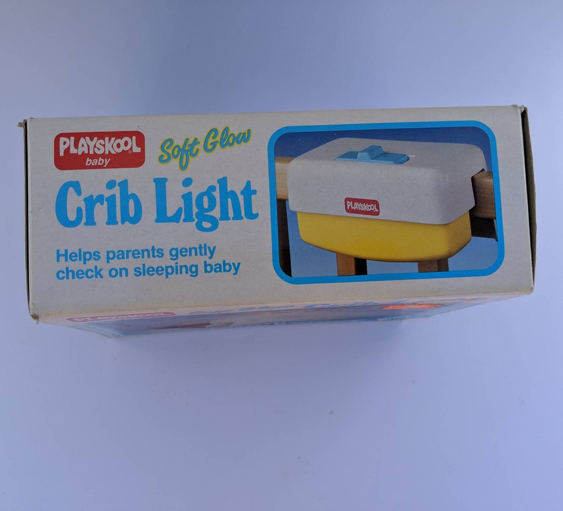 Vintage 1980s Playskool Crib Light Vintage Toys Super Rare Etsy