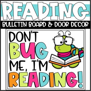 Spring Reading Bulletin Board or Door Decoration