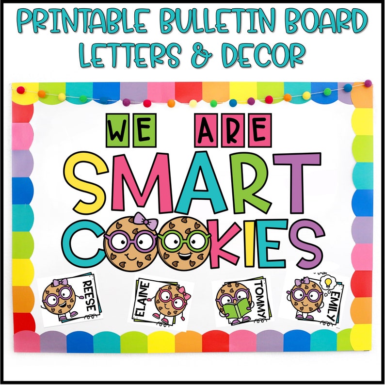 Smart Cookies Bulletin Board or Door Decoration Etsy