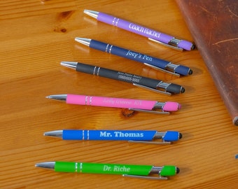 Custom Engraved Pens | Personalized Promotional Gifts for Business, Retirement, Relators, Sales, Family Reunion, Company| Back To School