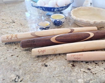 Personalized Wood Rolling Pin | Mommy and Me| Mother's Day | Grandma | Daughter | Grand Daughter | Kitchenware | Housewarming | Culinary