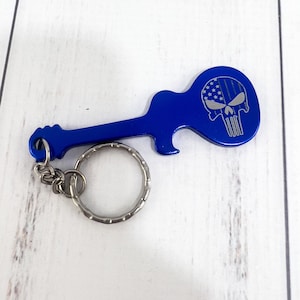 Personalized Guitar Shaped Bottle Opener Keychain | Beer Opener | Christmas | Bulk Order | Brewery Supplies | Barware | Groomsmen