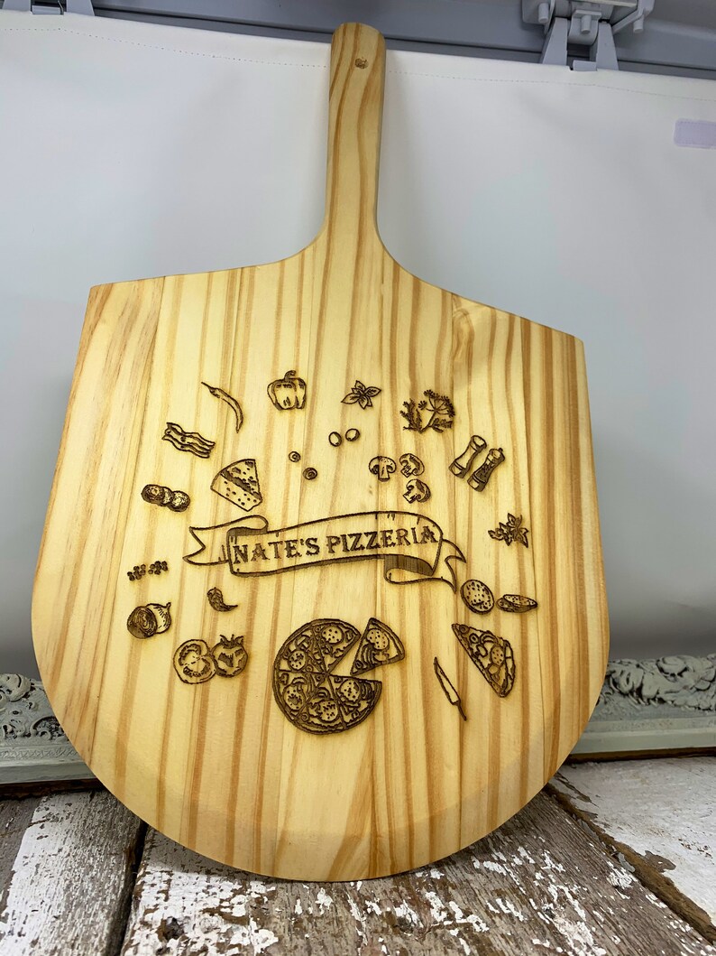 Personalized Wood Pizza Peel TheRescipes.info