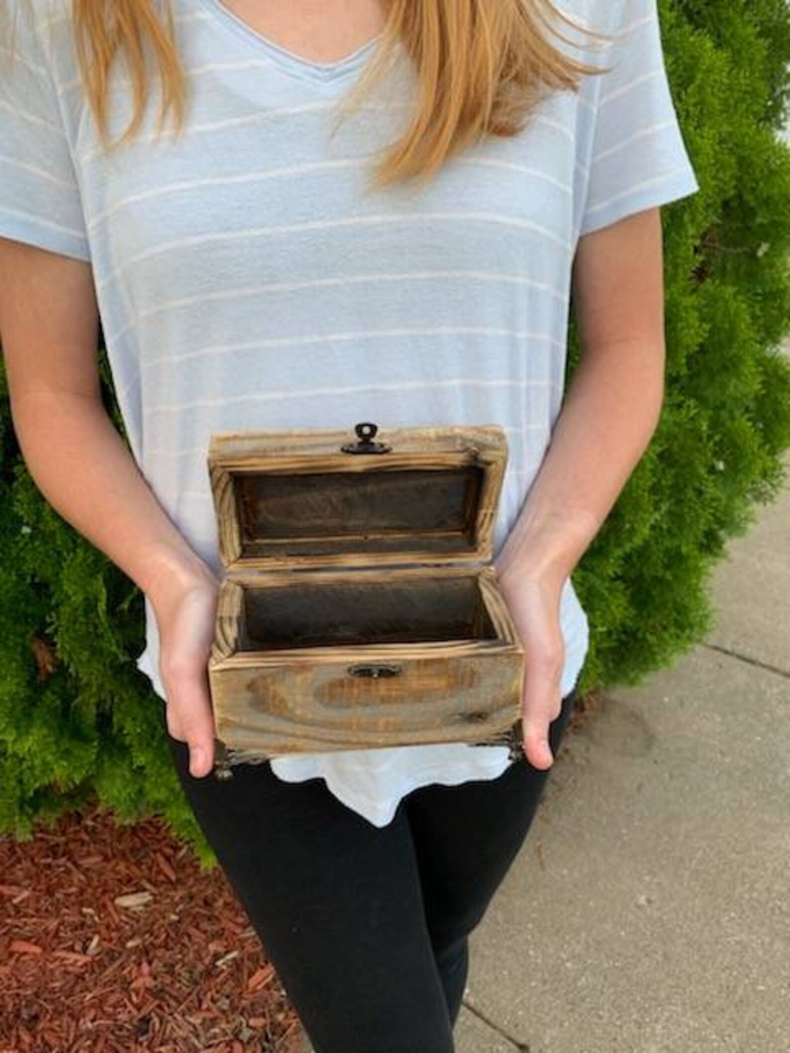 Handmade Reclaimed Wood Box Fathers Day Gift Pallet Wood Etsy