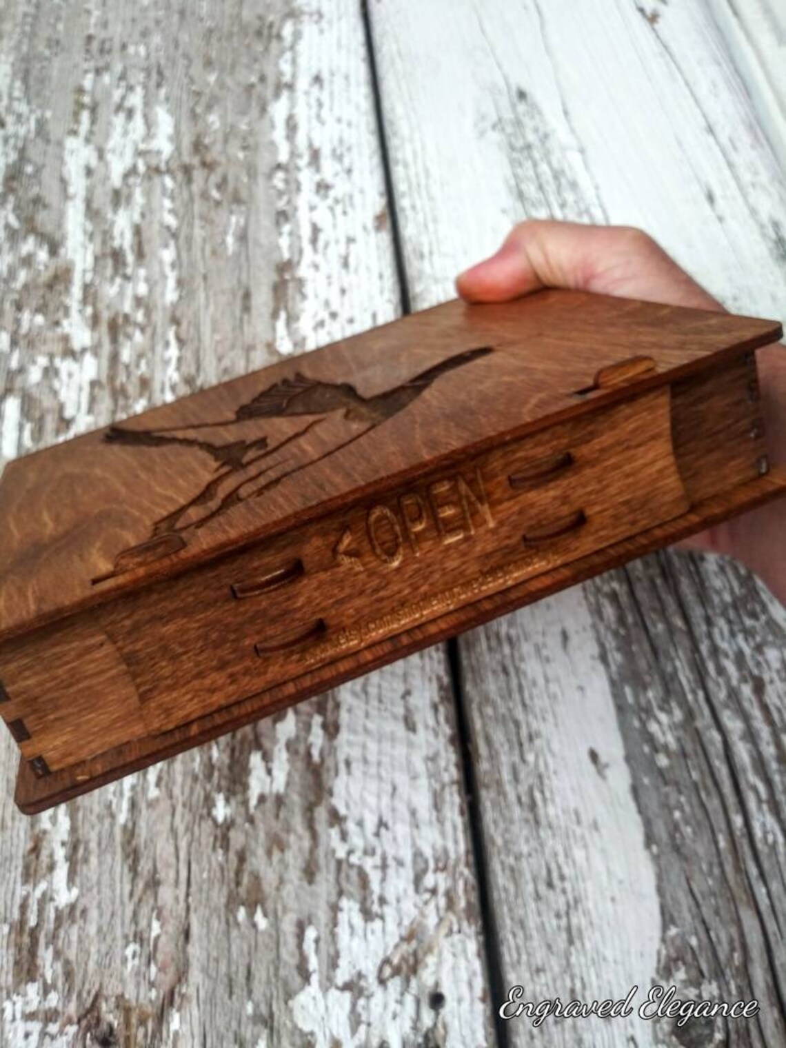 Personalized Duck Call Box Duck Hunter Box Hunting Gear Etsy