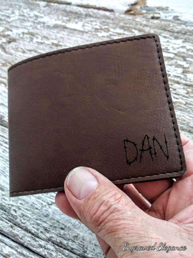 One Of A Kind Version Photo - Personalized Custom Leather Wallet