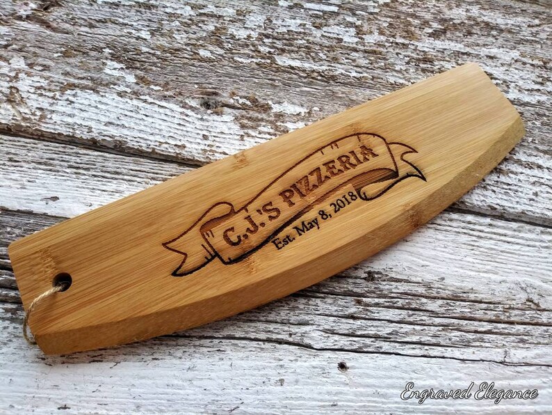 Pizza Peel Personalized Wooden Pizza Peel Wood Pizza Peel Etsy