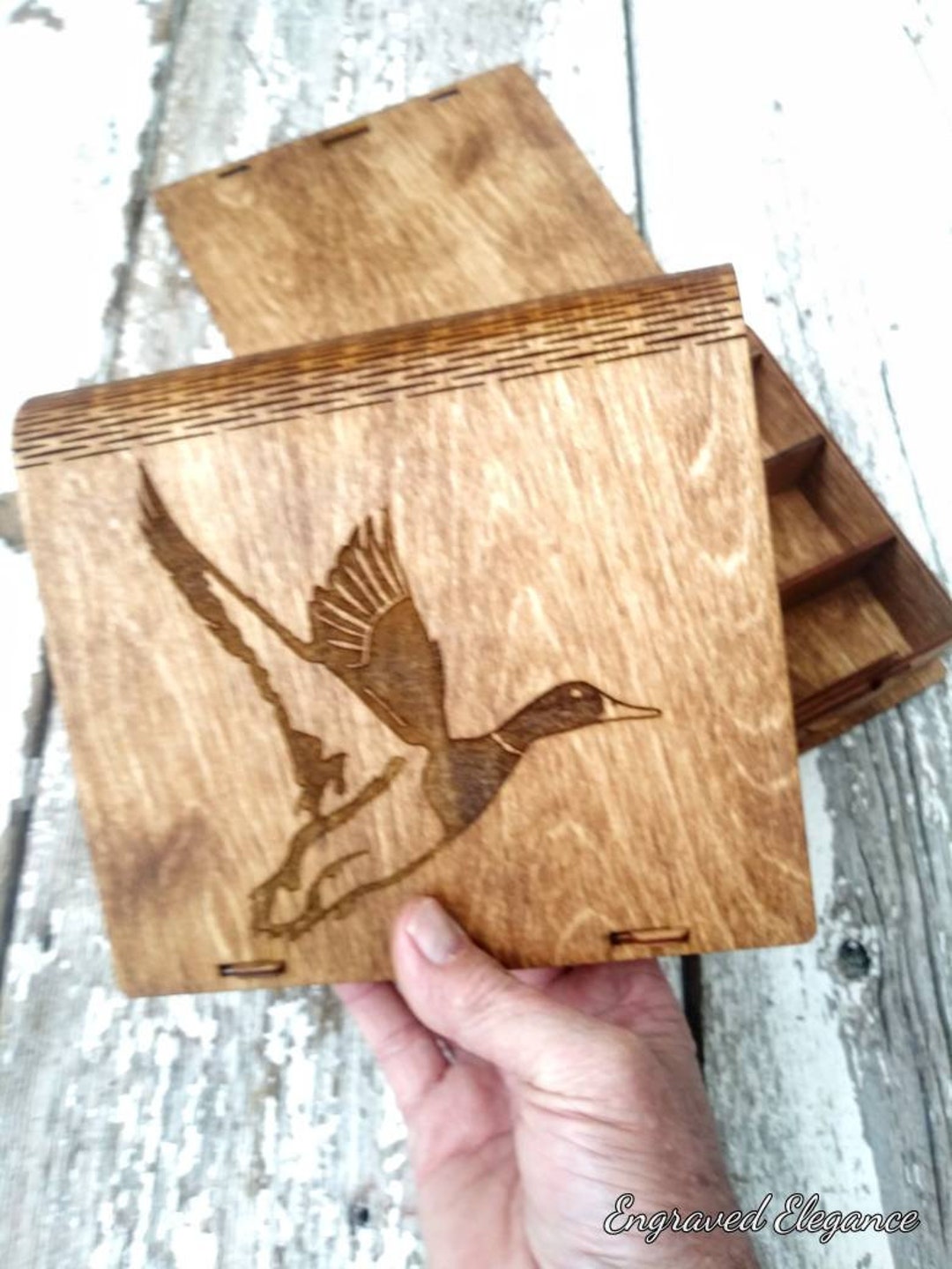 Personalized Duck Call Box Custom Duck Hunter Storage Box Etsy