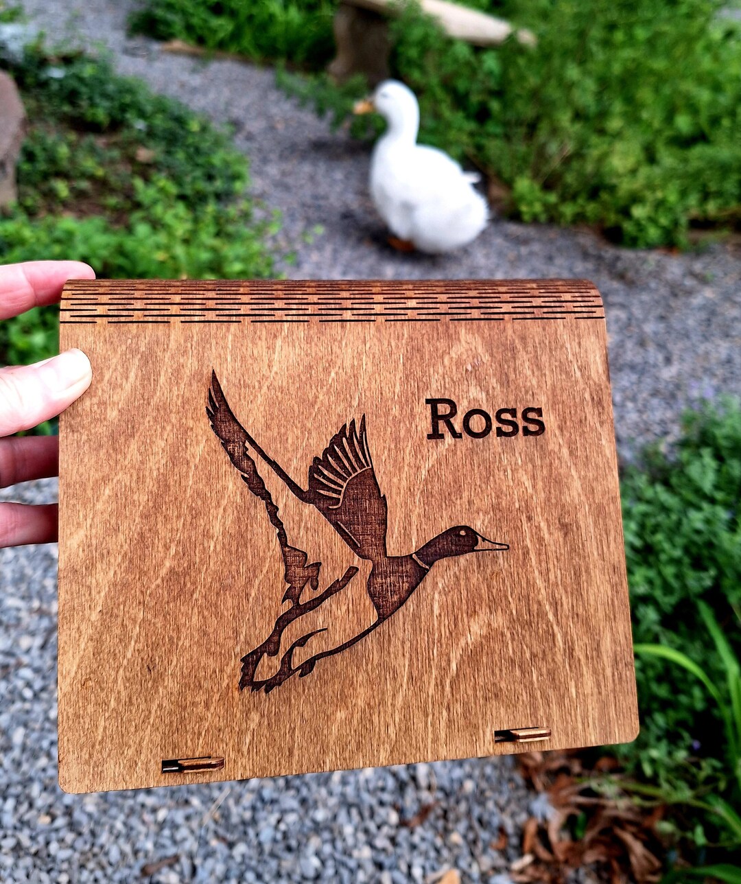 Personalized Duck Call Box Custom Duck Hunter Storage Box Goose Hunting