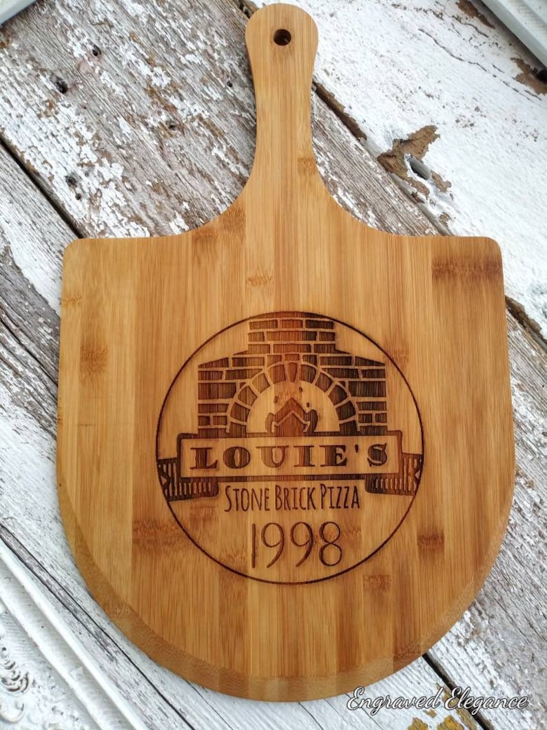 Pizza Peel Personalized Wooden Pizza Peel Wood Pizza Peel Etsy