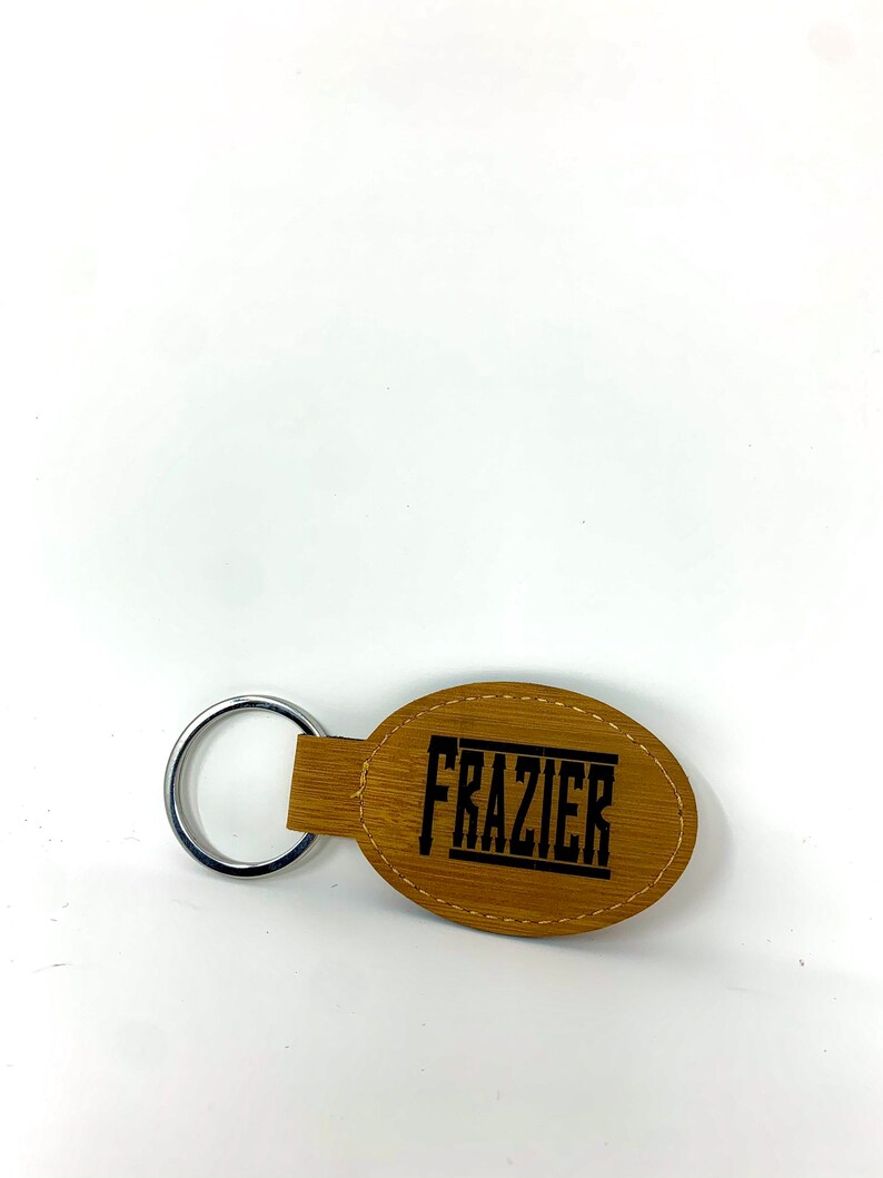 Personalized Leather Keychain Custom Keychain Gift for Him Etsy