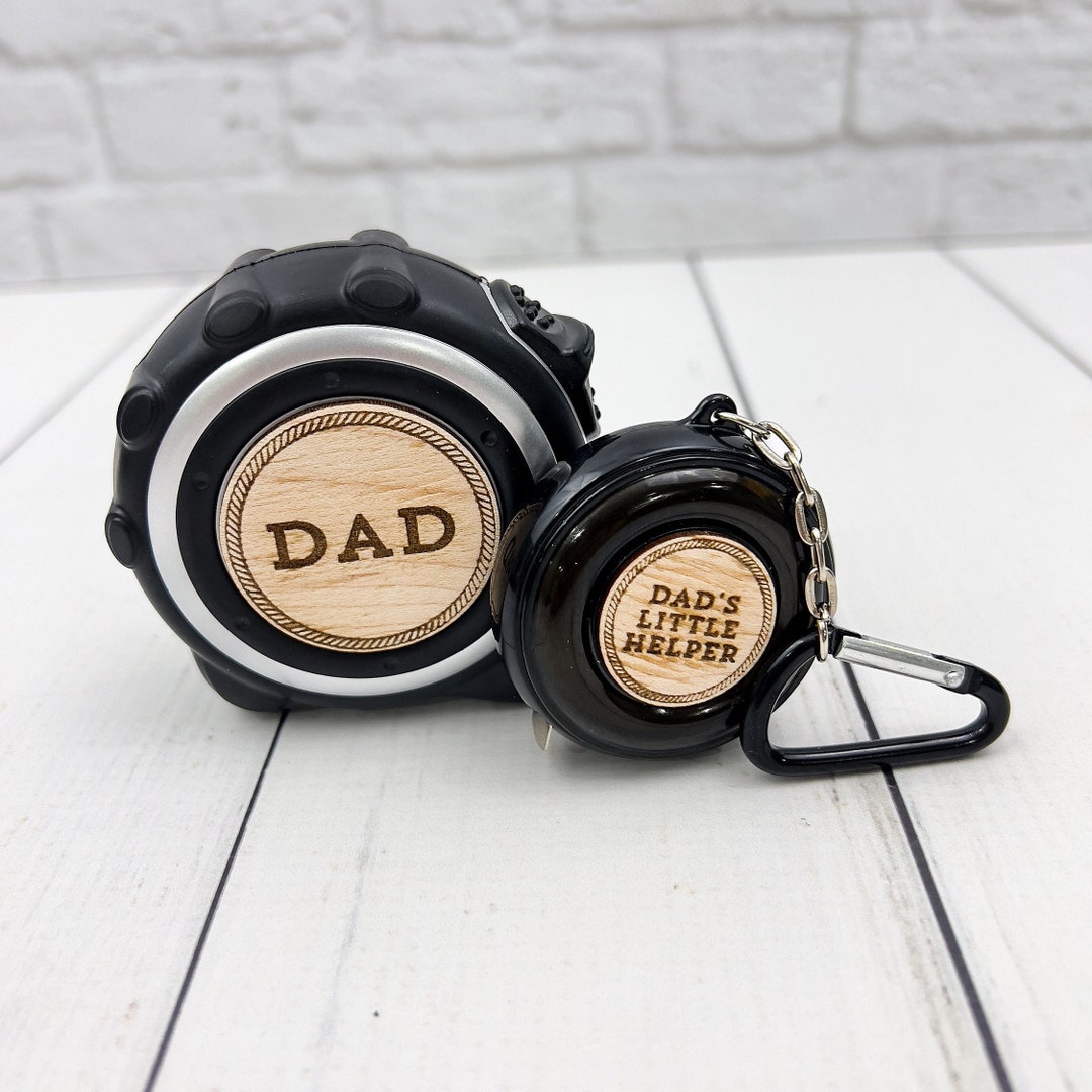 Custom Engraved Tape Measure Personalized Measuring Tape Gift for Dad