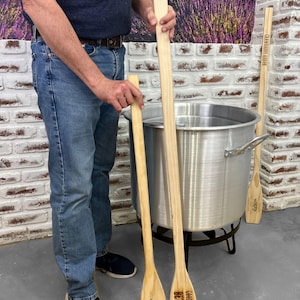 Personalized Crawfish Boil 4 ft Cooking Paddle - A Unique Gift for the Outdoor Cooking Enthusiast