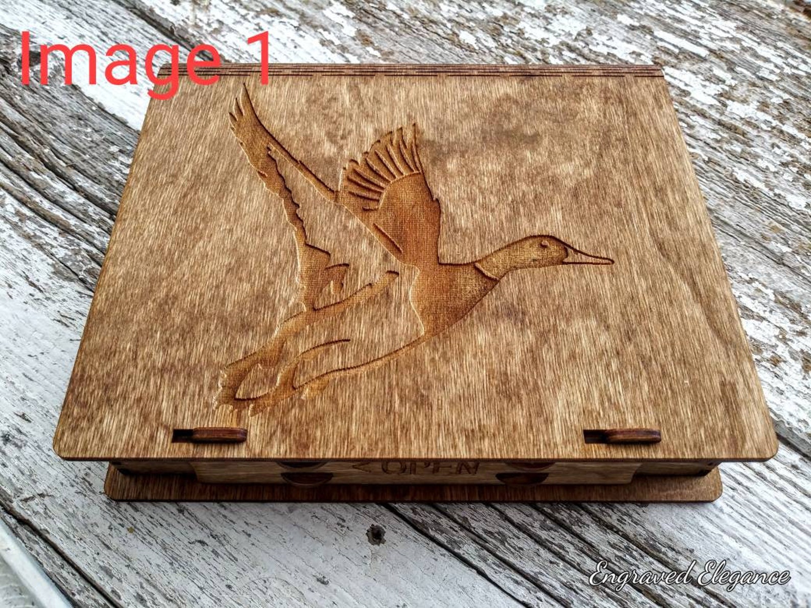 Personalized Duck Call Box Duck Hunter Box Hunting Gear Etsy