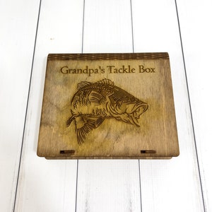 Personalized Mini Tackle Box Custom Jig Box Fishing Gear Outdoor Christmas Gift for Dad, Son, Fishing imagem 6