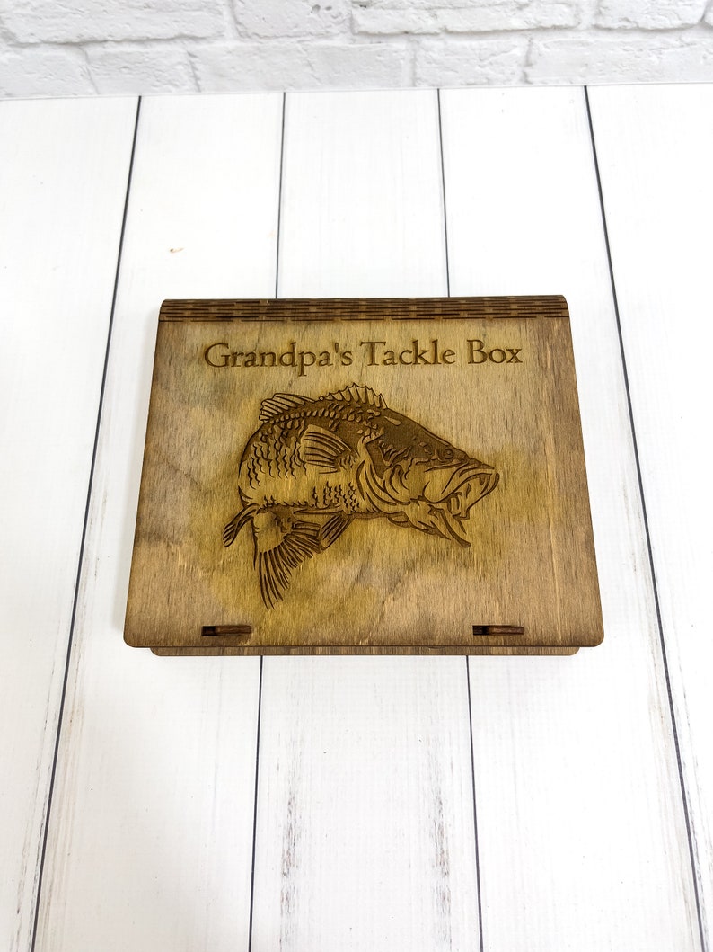 Personalized Mini Tackle Box Custom Jig Box Fishing Gear Outdoor Christmas Gift for Dad, Son, Fishing imagem 6