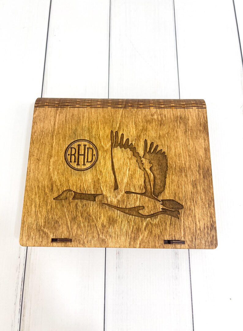 Personalized Duck Call Box Duck Hunter Box Hunting Gear Etsy