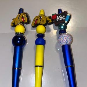 bull dog (bulldawg)  and teach/abc pen set