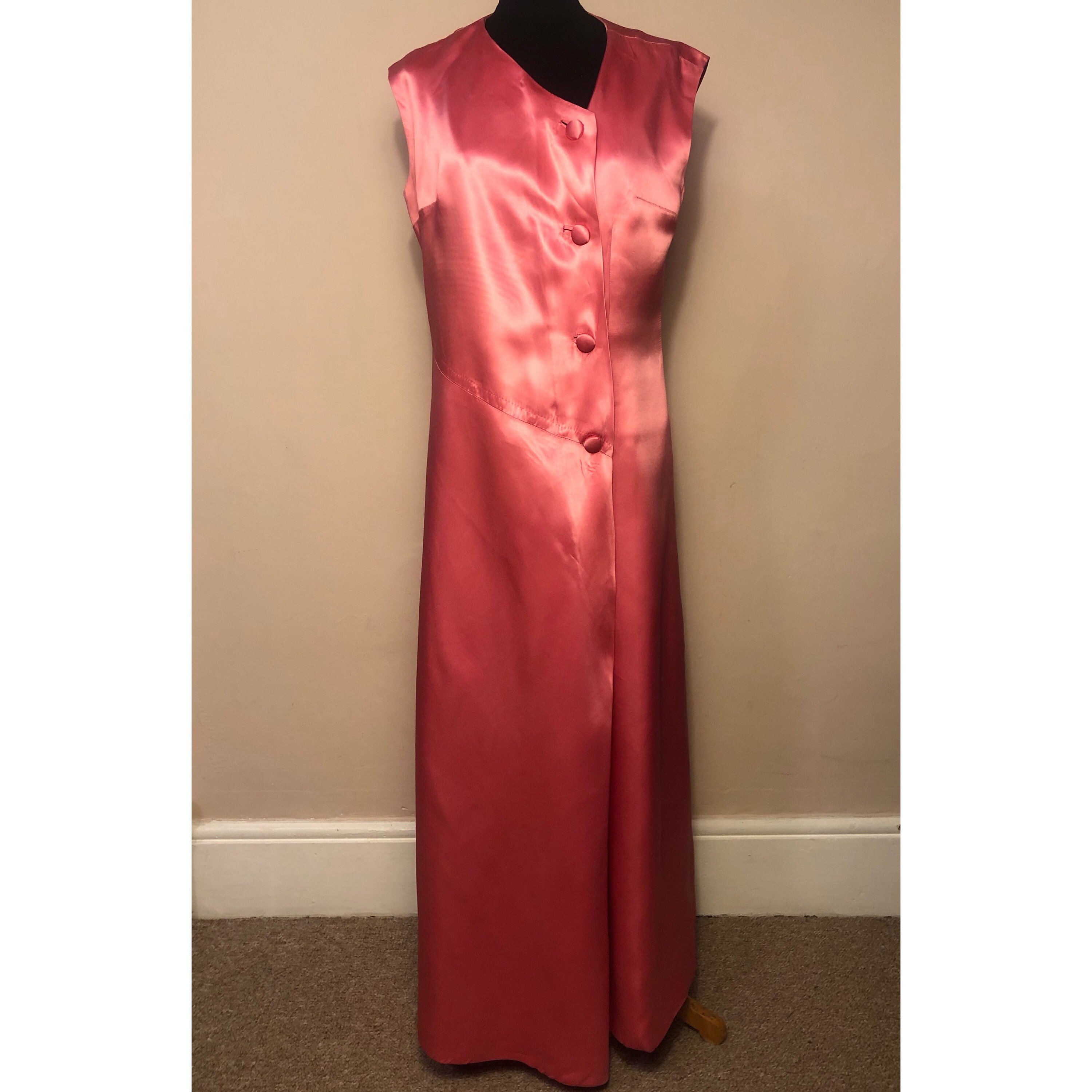 duchess satin long dress