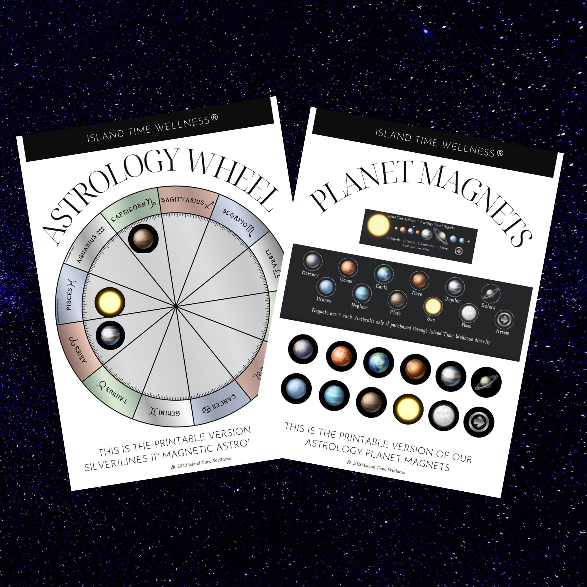 PDF 8 Astrology Wheel Transit Aspect Wheels Etsy