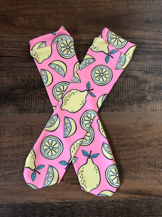 lemon baby socks