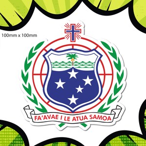 Tongan Coat Of Arms Magnetic Car Bumper Sticker - 3.6x4 Inch Vinyl Magnet, Weatherproof - View #7