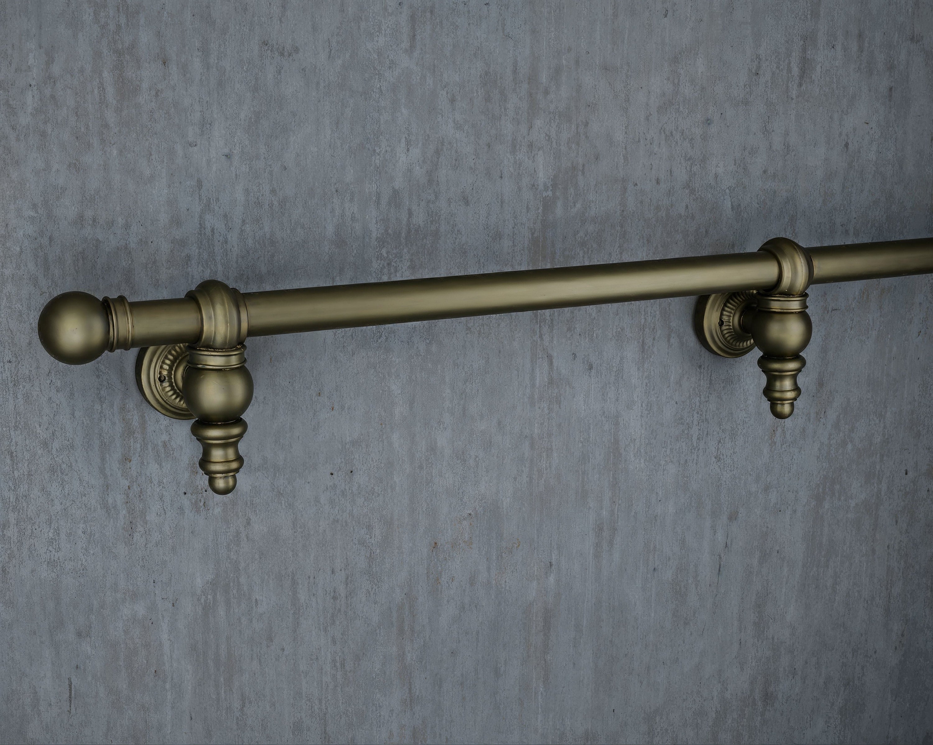 Industrial Aged Brass Stair Handrail wrought iron staircase railings steel railing for stair outdoor step ironmongery Bespoke metalwork