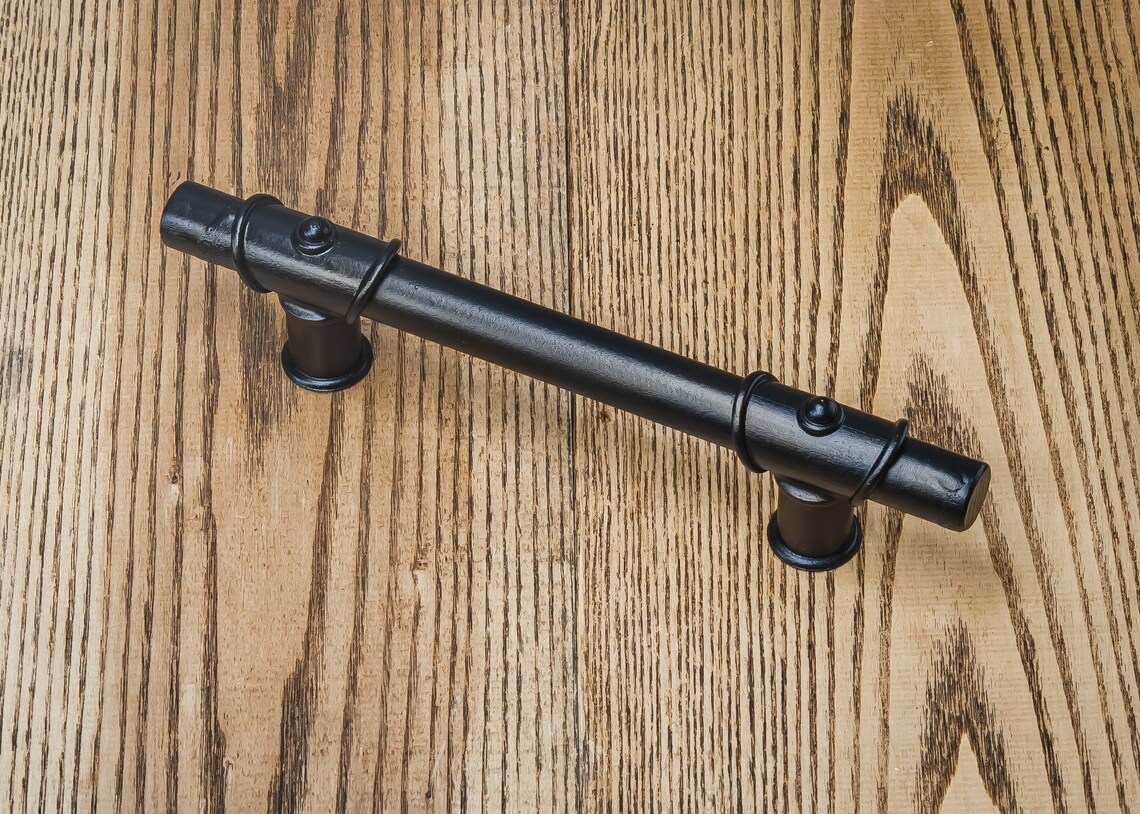 T Bar black Door handles handles Kitchen Handles Etsy