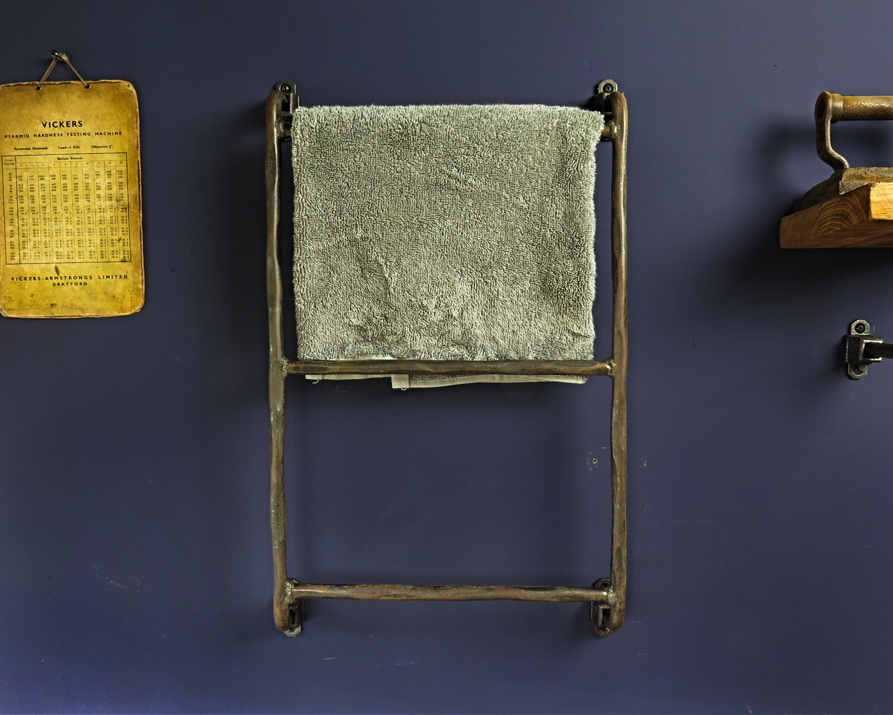 vintage towel rack