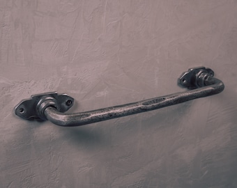 industrial towel rail |  vintage towel bar | towel holder | Cast iron towel bar |