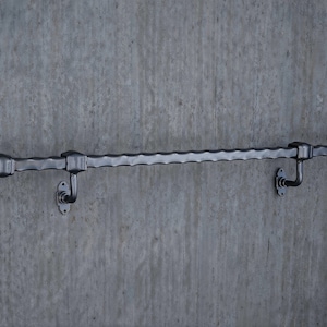 Metal handrail stair handrails wrought iron staircase railings steel railing for stair outdoor step ironmongery Bespoke metalwork