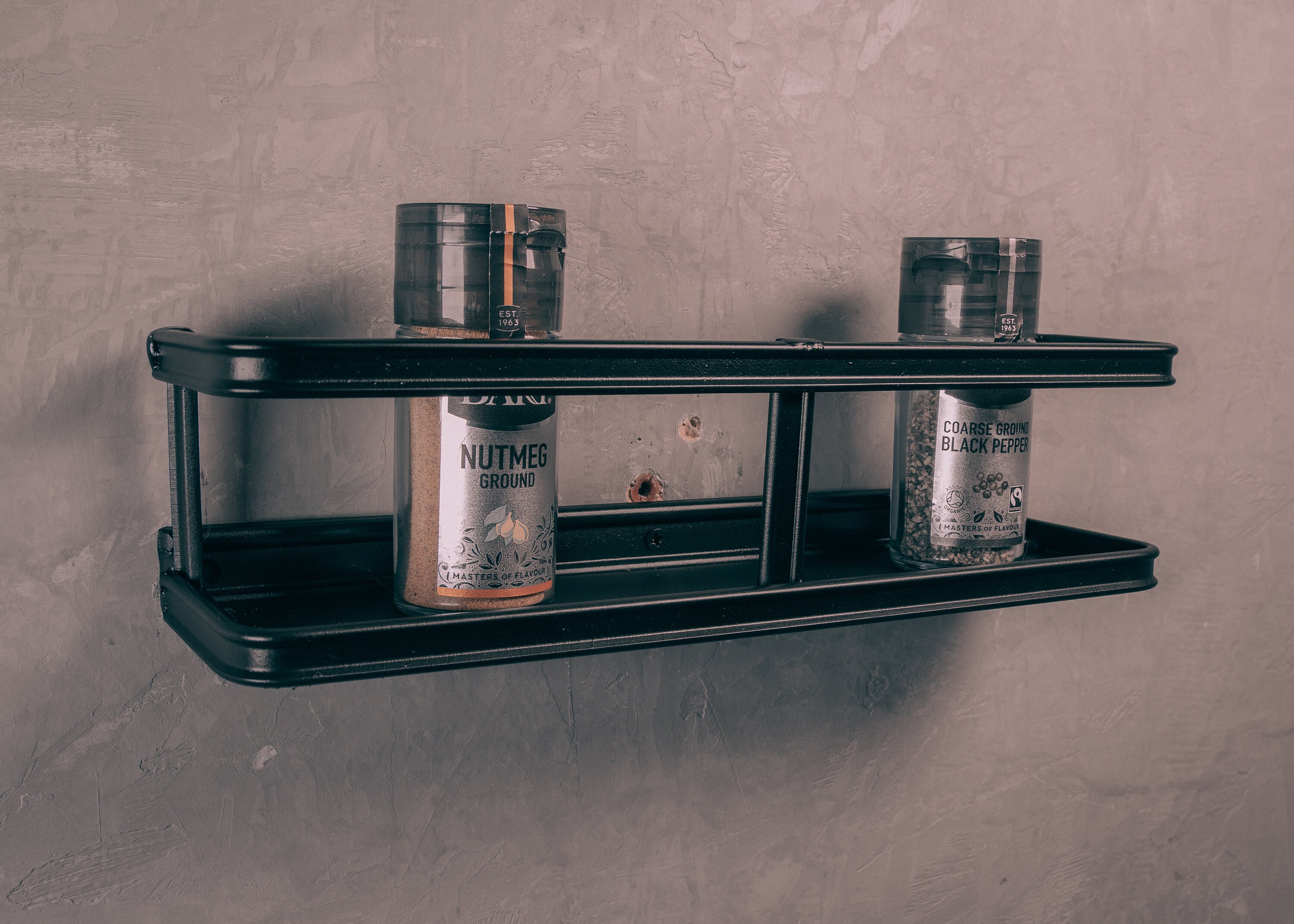 Industrielle Gewürz Regal für Wand Gewürz Rack Schrank Küche | Etsy