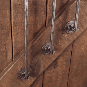 Wrought Iron stair railing Balusters spindles picket vertical & angled stair metal industrial stair  staircase railing 1000mm length